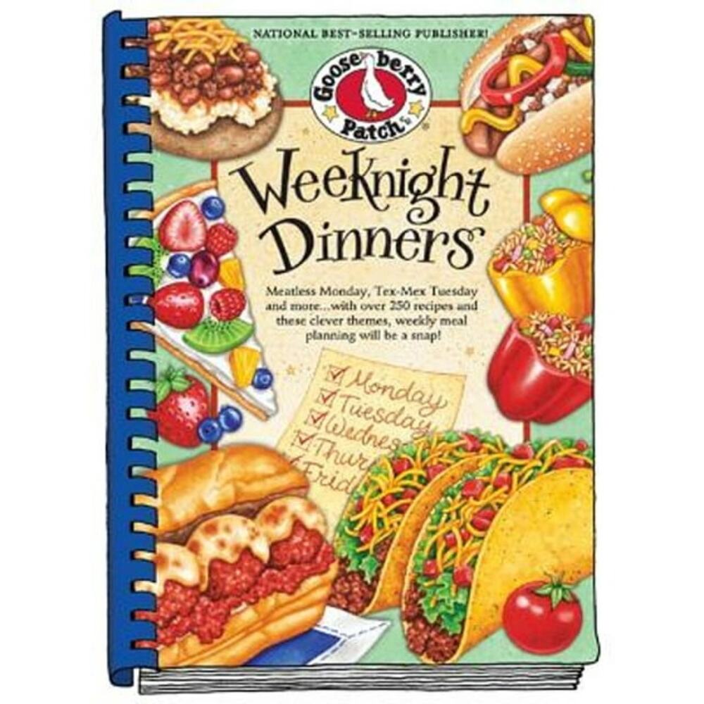 Gooseberry Patch Weeknight Dinners First Printing 2012 English cookbook